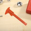 Mini 80mm Double Scale Plastic Vernier Caliper Ruler Gauge Sliding Micrometer Student Calipers Size Measuring Tools. 