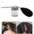 Aluminum Cap Silicone Talc Powder Blower Puffer Barbers Hairdressers Talcum Dispenser Spray Bottle. 