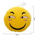 SF 15CM Soft Emoji Yellow Round Cushion Emoticon Stuffed Plush Toy Pillow #253729. 