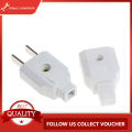 【FOOT SOFA】Female Warrior US 2 Flat Pin AC Electric Power Male Plug Female Socket Outlet Adapter Wire. 