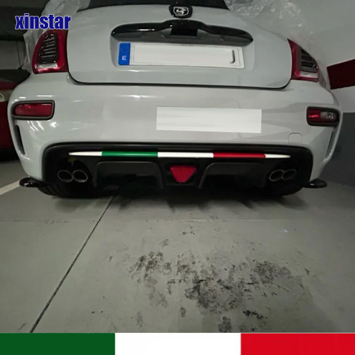 Car Rear Bumper Sticker Decal For Fiat 500 Abarth 595 695 Auto ...
