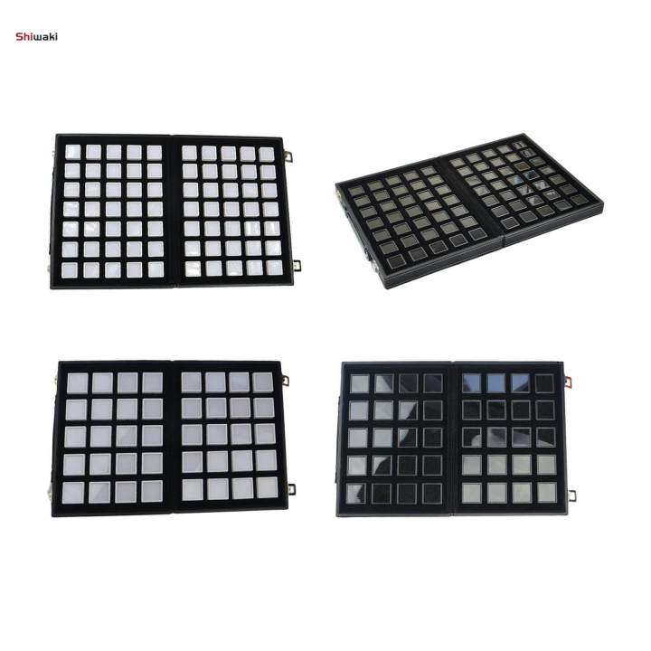 Diamond%20Gemstone%20Display%20Tray%20Multigrid%20Showcase%20Portable%20for%20Store%20Show%20white%2070%20grid%20-%20Image%206
