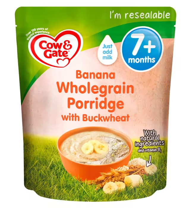C & G Banana Wholegrain Porridge Baby Cereal 7+ Months 200g