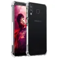 Transparent Soft TPU Shockproof Drop Protection Case Cover for Samsung Galaxy A8 Star / A9 Star. 