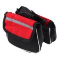 Sports Bicycle Cycling Pouch Frame Pannier Front Tube Cellphone Double Bag. 