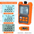 Portable Mini Fiber Optical Power Meter 8 Wavelengths with LED Light Network Cable Tester FTTH Fiber Optic Cable Tester. 