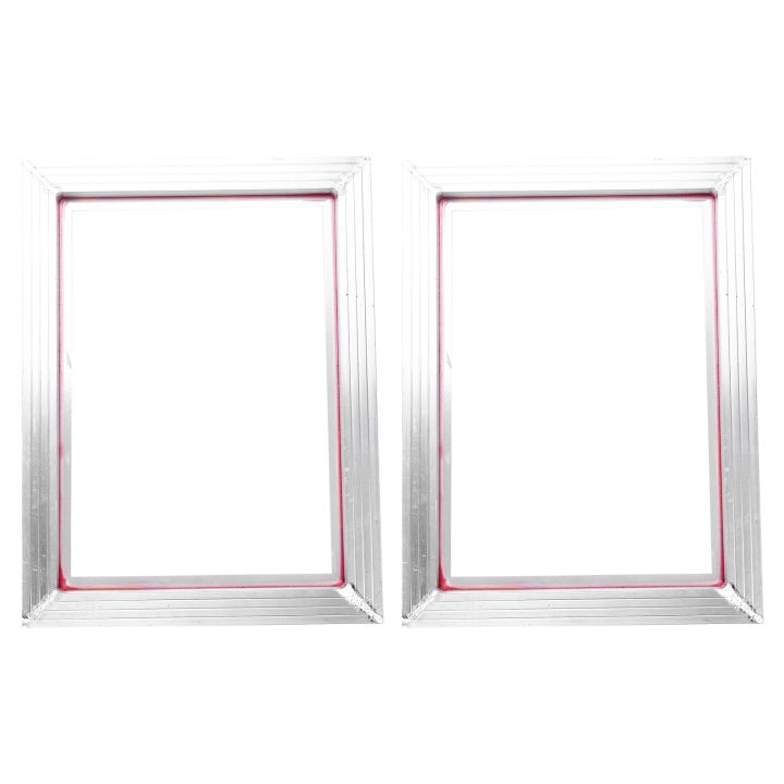 2X A3 Screen Printing Aluminum Frame 31X41cm with White 43T Silk Print Polyester Mesh for Printed Circuit Boards