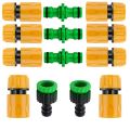 13 Pcs Plastic Garden Hose Tap Connector Kit for Join Garden Hose Pipe Tube. 