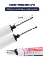 1/3pcs 20mm Multi-Purpose Deep Hole Long Nib Markers For Metal Perforating Pen Waterproof Decoration Marker. 