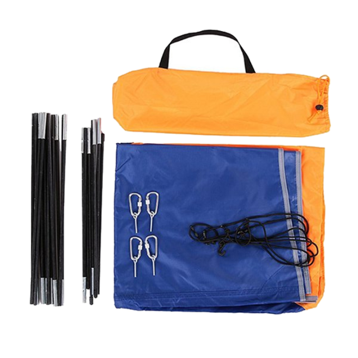 3 Person Inflatable Boat Awning Kayak Awning Canopy Tent Canvas ...