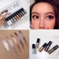 【HUT】 New Professional Shiny Eye Liners Cosmetics For Women Pigment Silver Rose Gold Color Liquid Glitter Eyeliner Cheap Makeup. 