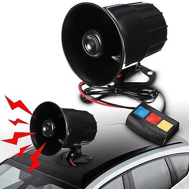 Vip Horn VIP Horn / RAB Horn / Police Doom Siren Horn For Motorcyle & Cars – 3 ...