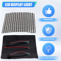 WS2812 RGB LED Matrix Panel WS2812 Led Programmable Light Individually Addressable Flexible for Video Display, DC5V (16x16). 