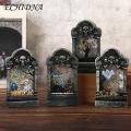 ECHIDNA Halloween Graveyard Ornaments Reusable Creepy Ghost Halloween Headstone. 