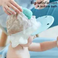 Silicone Soft Bath Shower Brush Body Scrubber with Soap Dispenser Silicone Massage Bath Brush Massage Skin Care Tool for Children Women Men. 