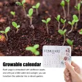 Wildflower s Paper 2025 Plant Calendar with Plantable Growing Plants Eco-friendly Nature Planner for Sustainable Living Buyers' Favorite Eco-friendly Calendar. 