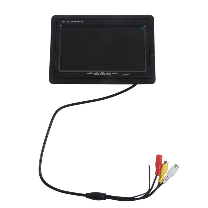 SRIWEN 2X 12V-24V 7 inch TFT LCD Color HD Monitor for Car CCTV Reverse ...