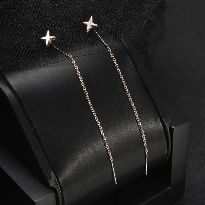 Long%20Wire%20Tassel%20Thread%20Chain%20Hanging%20Earings%20Cross%20Star%20Pendants%20Drop%20Earrings%20Jewelry%20For%20Women%20-%20Image%209