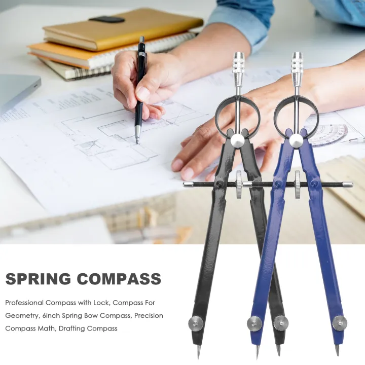 Professional%20Compass%20with%20Lock,%20Compass%20for%20Geometry,%206inch%20Spring%20Bow%20Compass,%20Precision%20Compass%20Math,%20Drafting%20Compass,%20Compass%20Drawing%20(2%20Pack)%20-%20Image%206