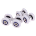 1Pair Sliding Door Rollers 4 Wheels Hanging Home Door Accessories Hardware. 