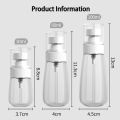 Spray Bottle Travel Size with Mini funnel, 30/60/100ml Reusable Fine Mist Sprayer Refillable Container Suitable for Liquid. 