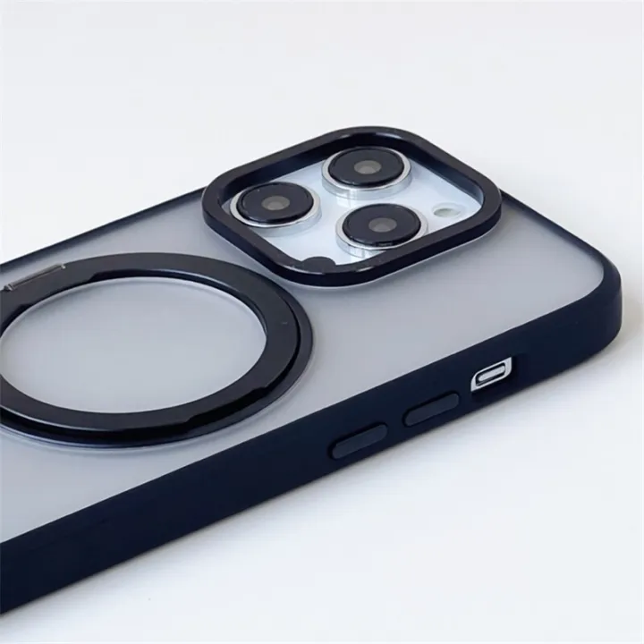 HOCE%20Magnetic%20Invisible%20Bracket%20Phone%20Cases%20For%20iPhone%2017%2016%2015%2014%2013%2012%2011%20Pro%20Max%2014%2015%20Plus%20MagSafe%20Case%20Rotation%20Metal%20Holder%20Stand%20Matte%20Transparent%20Frosted%20Cover%20-%20Image%208