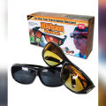 Wrap Around HD Night and Day Vision Driving Sunglasses,Anti-Glare Technology for Clearer Views in All Lighting Conditions. 