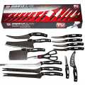 Miracle Blade IV World Class Professional Series 13 Piece Chef's Knife Collection and 8 IV World Class Steak Knives. 