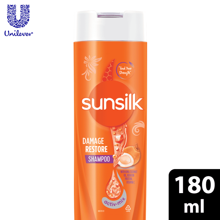 Sunsilk Damage Restore Shampoo, 180ml