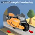 ECHIDNA Children Motorcycle Toy Interactive Mini Plastic Pull Back Children Motorcycle Toy. 