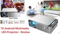 T6 WiFi Projector 3500 Lumens Home Theater Gaming Projector HD 1080P. 