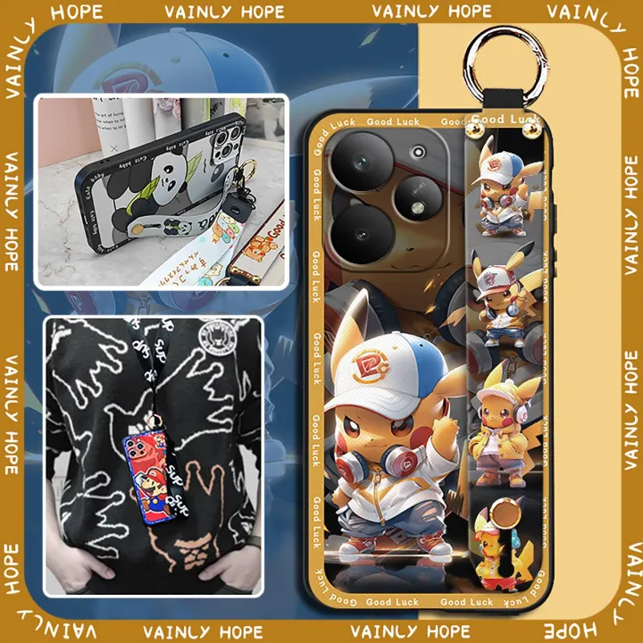 Wrist%20Strap%20Phone%20pouch%20Phone%20Case%20For%20OPPO%20Realme%20Neo7%20Turbo%20Phone%20Holder%20Fashion%20Design%20Kickstand%20Anime%20Cute%20Anti-dust%20-%20Image%204