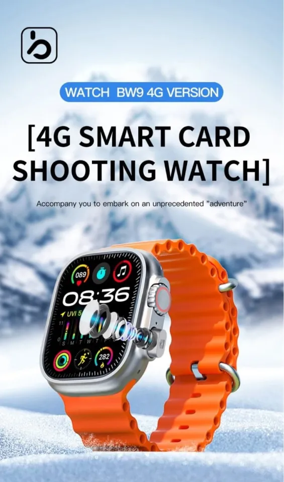 2024 Sim BW9 Online Edition AMOLED smartwatch men's and women's SIM card  cellular 4G version smartwatch sleep monitoring sports watch | Daraz.lk