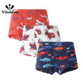 3pcs Boys Underpants Cotton Boxers Cute Cartoon Dinosaurs Printing Underwears For 3-10 Years Old Kids. 