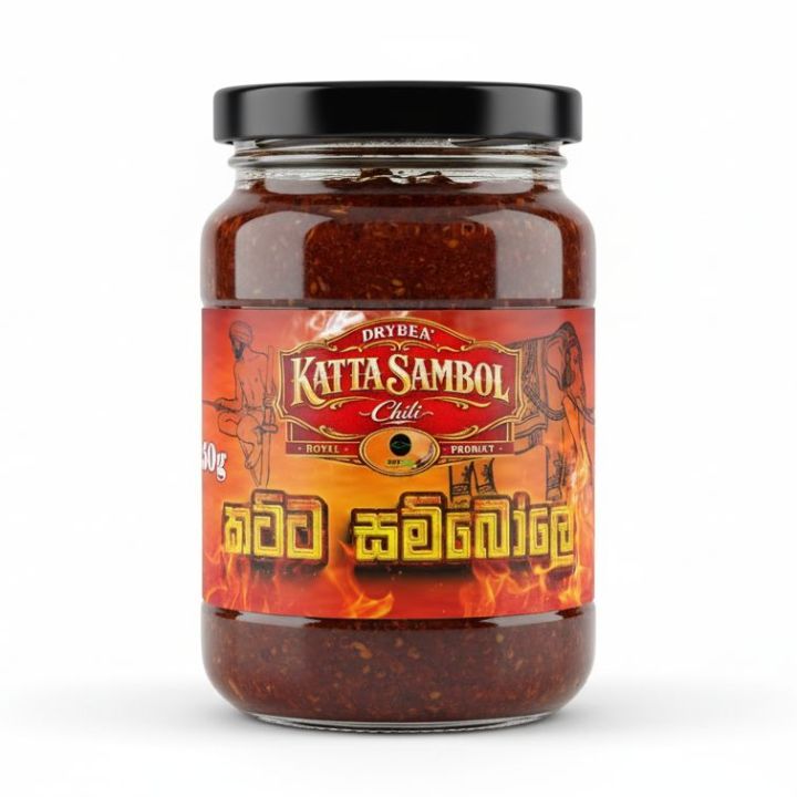 DRYBEA NATURAL KATTA (CHILI) SAMBOL | කට්ට සම්බෝල | Traditional Taste ...