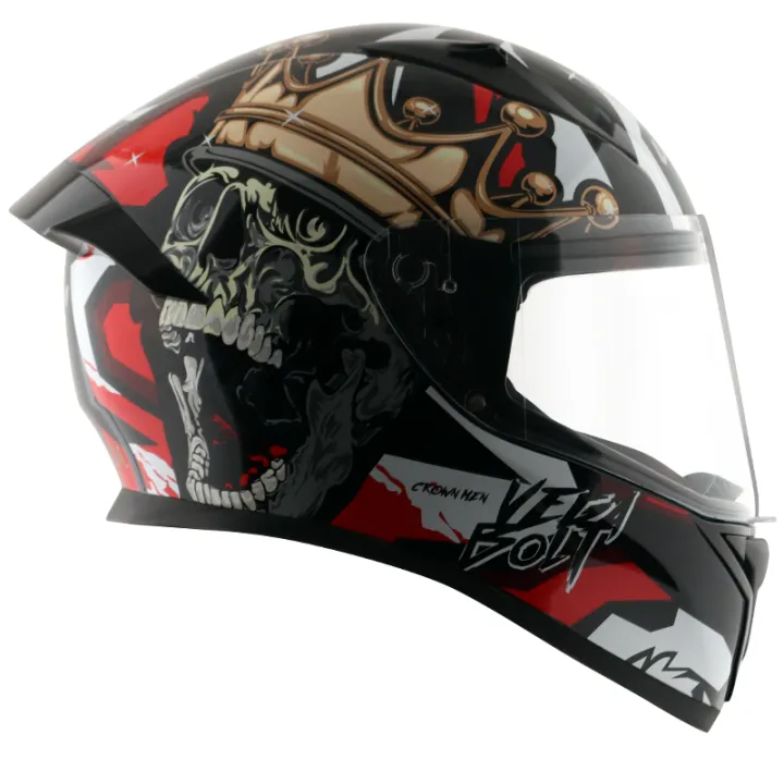 Vega%20Bolt%20Crown%20Men%20Full-Face%20Helmet%20(Black%20Red)%20-%20Image%203