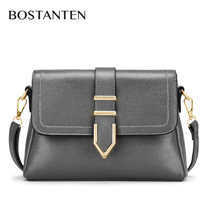 BOSTANTEN Women's PU Leather Crossbody Bags Fashion Shoulder Bag For Women