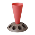 Piping Bag Holder Cake Decorating Pastry Tool with 8 Slots Nozzles, Plastic Pastry Bag Stand for Cake Decorating Kit. 