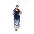 Butterfly and normal printed full smocked long frock. 