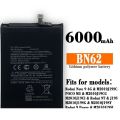 Xiaomi Poco M3 Battery Replacement 6000 Mah Battery BN 62  BN-62   BN62 Battery  6000mAh Phone Battery For Xiaomi POCO M3 Redmi Note 9 4G 9T. 