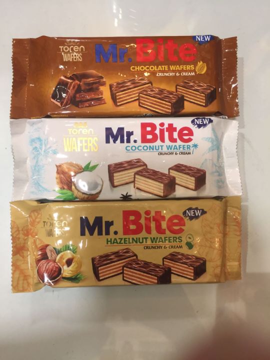 Toren%20Mr.Bite%20Chocolate,Coconut,Hazelnut%20Crunchy%20Cream%20Wafers%20Comb%20x%203Pcs%20-%20Image%205