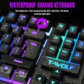 A-Z Corner T20 Gaming Keyboards Computer Keyboard Backlight 104 Buttons USB Ergonomic Wired PC Laptop Games. 