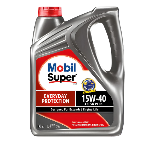 MOBIL SUPER EVERYDAY FIGHTER MINERAL MULTIGRADE 15W-40 ENGINE OIL 4L