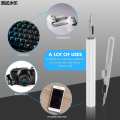Pack 2 in 1 Blue IRPODS Cleaning Pen Set Microphone Multi-function Cleaning Pen Multi-function Headphone Air Hole Bluetooth Dust Brush for A Pro 3 Teeth Headphone Tool Set. 