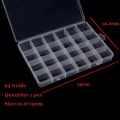 10grids 15grids 24grids Plastic Storage Jewelry Box Compartment Adjustable Beads Boxes For Jewelry Organizer Rectangle Box Case. 