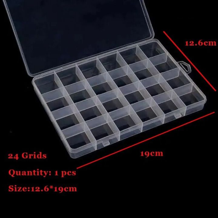 10grids%2015grids%2024grids%20Plastic%20Storage%20Jewelry%20Box%20Compartment%20Adjustable%20Beads%20Boxes%20For%20Jewelry%20Organizer%20Rectangle%20Box%20Case%20-%20Image%206