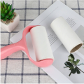 Handle Sticky Roller Pet Hair Clothes Carpet Tousle Remover Sticker Tear-off Sticky Wool Roller With Cover Lint Removal Tools 1Set. 