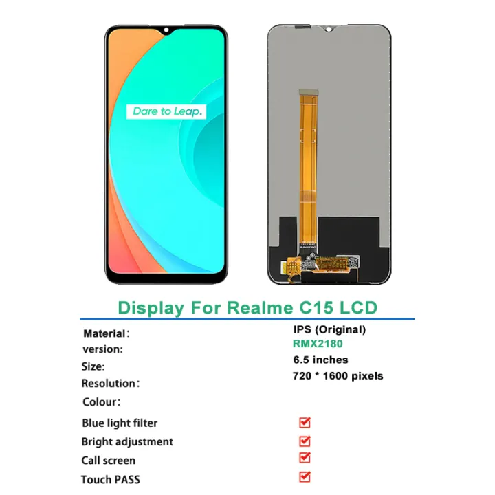 6.5%20Original%20Display%20For%20Realme%20C15%20LCD%20Screen%20Touch%20Digitizer%20Assembly%20Replaceable%20parts%20For%20Realme%20C15%20RMX2180%20RMX2195%20LCD%20-%20Image%202