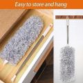 Microfiber Flexible Duster for Fan Cleaning Mop with Long Rod | Fan Cleaner Brush with Long Rod | Spider Web Cleaner Stick | Fan Cleaning Brush | Fan Duster| Dusting Brush for Home Cleaning. 