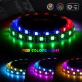 【ZOSR】Addressable Rainbow PC Digital WS2812b LED Strip Light for 5V 3pin ARGB Header PC Case Asus Aura Sync RGBIC Fusion MSI Mystic LED Strip Lighting. 